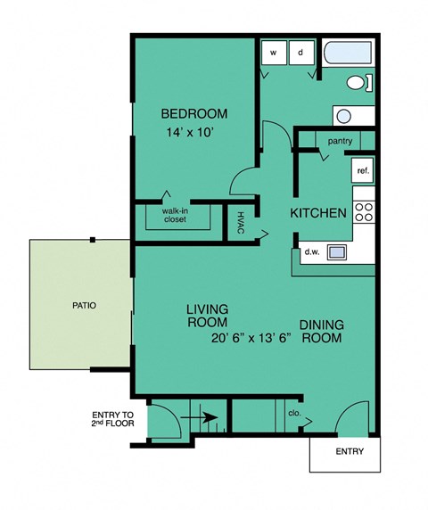 1 bedroom apartment